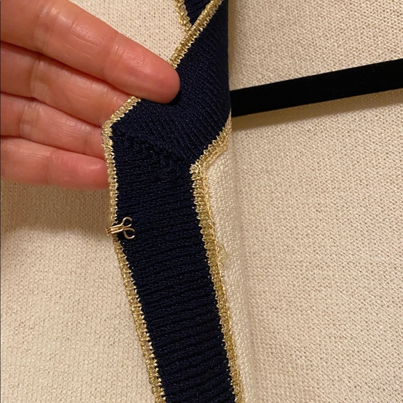 St. John Evening Pailletes Nautical Theme Blazer Size 8 - Picture 8 of 15